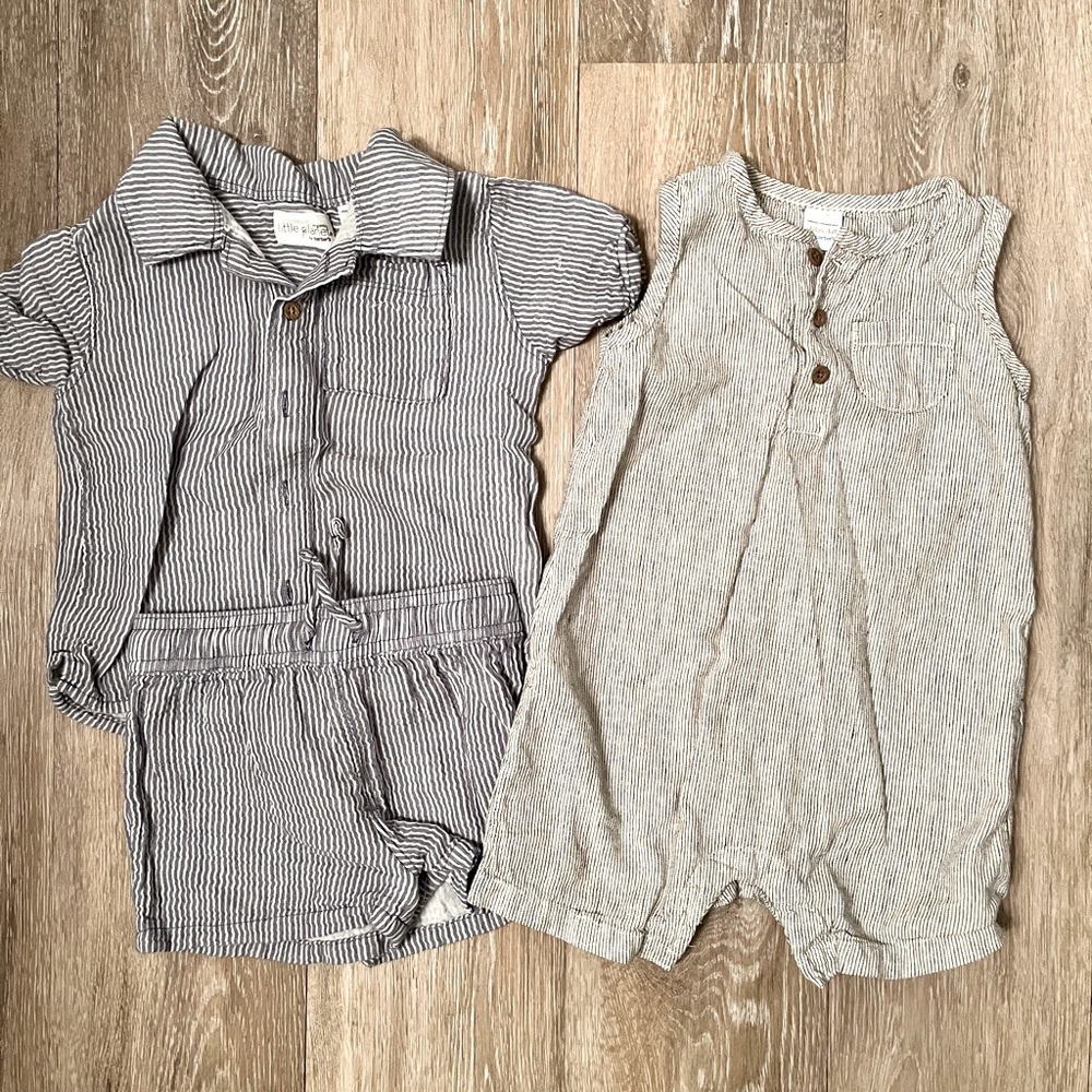 Little Planet 🌎 Carters Linen Summer Clothing Bundle